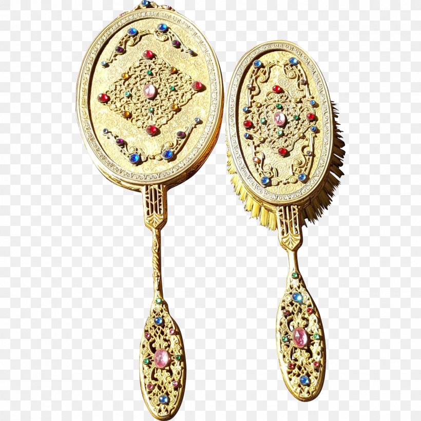 Earring Mirror Brush Vintage Glass, PNG, 1738x1738px, Earring, Antique, Body Jewelry, Brush, Earrings Download Free