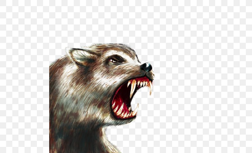 Gray Wolf Raccoon Dire Wolf The Battle For Wesnoth Snout, PNG, 500x500px, Gray Wolf, Battle For Wesnoth, Carnivoran, Dire Wolf, Fauna Download Free