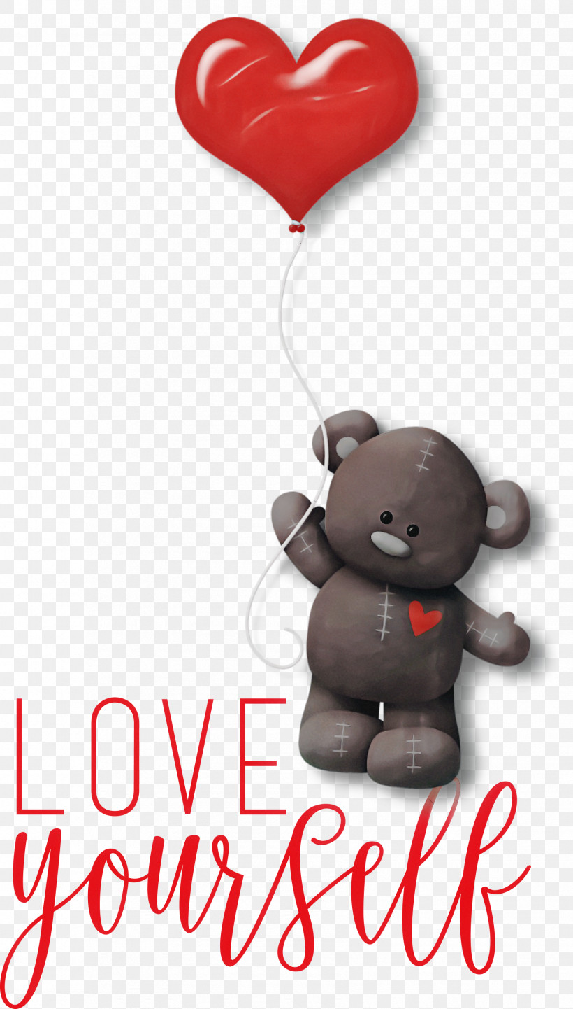 Love Yourself Love, PNG, 1705x3000px, Love Yourself, Balloon, Bears, Heart, Love Download Free