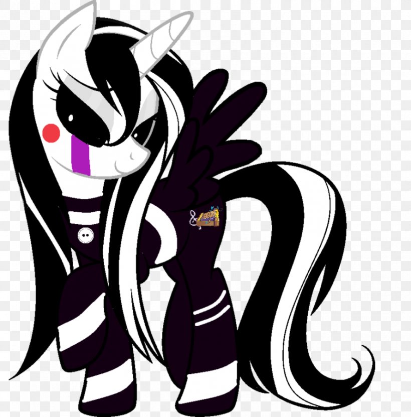 Pony Five Nights At Freddy's 2 Five Nights At Freddy's: Sister Location Marionette Winged Unicorn, PNG, 888x900px, Watercolor, Cartoon, Flower, Frame, Heart Download Free