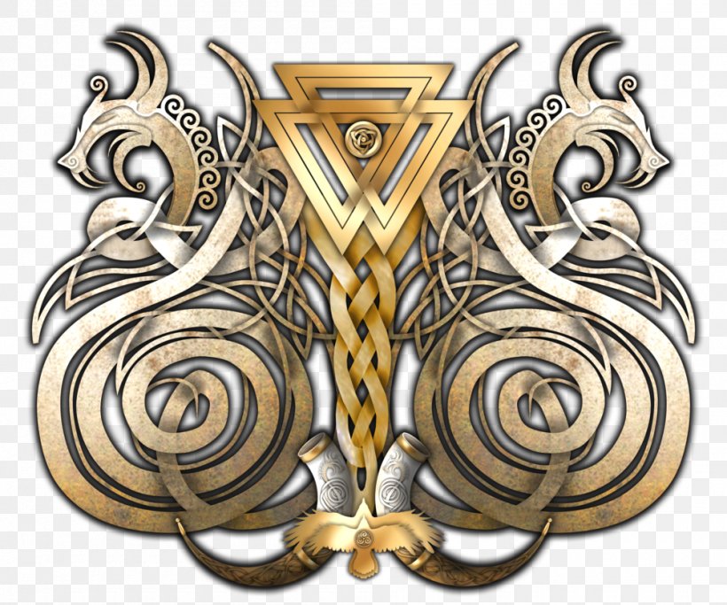 Viking Art Valknut Odin Norse Mythology, PNG, 1000x834px, Viking, Banner, Brass, Dragon, Eir Download Free