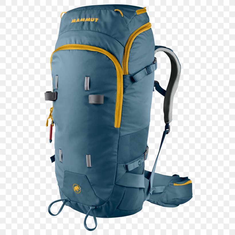 Backpack Mammut Sports Group Bag Suitcase Skiing, PNG, 1000x1000px, Backpack, Bag, Black Diamond Equipment, Electric Blue, Liter Download Free