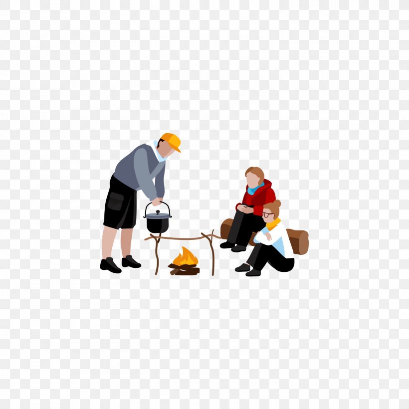 Cartoon, PNG, 1500x1500px, Cartoon, Bonfire, Camping, Flightless Bird, Floor Download Free