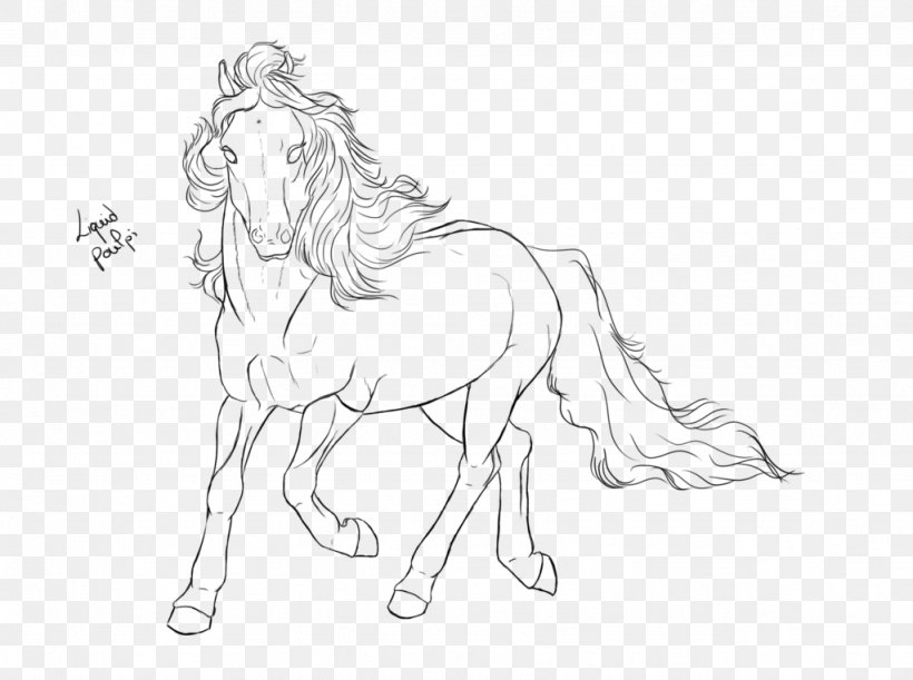 Mustang Pony Mane Line Art Draft Horse, PNG, 1024x764px, Mustang, Animal Figure, Arm, Artwork, Black And White Download Free