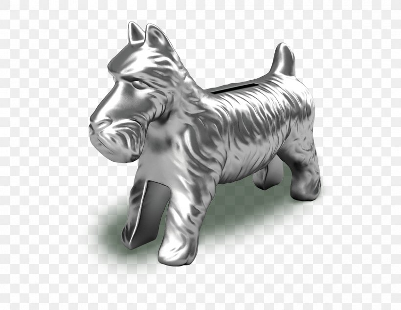 Scottish Terrier Hasbro Monopoly Token Madness Game Brik Rich Uncle Pennybags, PNG, 2400x1856px, Scottish Terrier, Animal Figure, Bank, Board Game, Brik Download Free