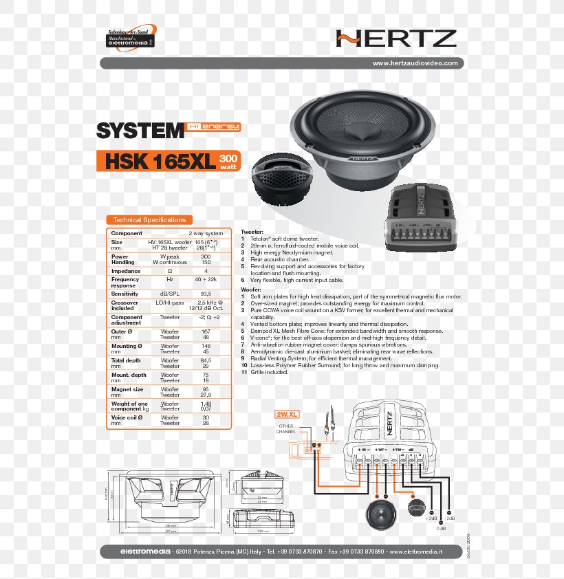 The Hertz Corporation Hertz Hi-Energy XL 165mm 6.5