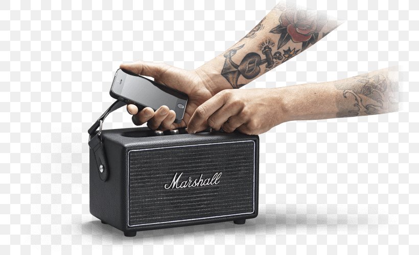 Loudspeaker Marshall Kilburn Sound Wireless Speaker Audio, PNG, 768x500px, Loudspeaker, Audio, Audio Equipment, Bluetooth, Electronic Instrument Download Free