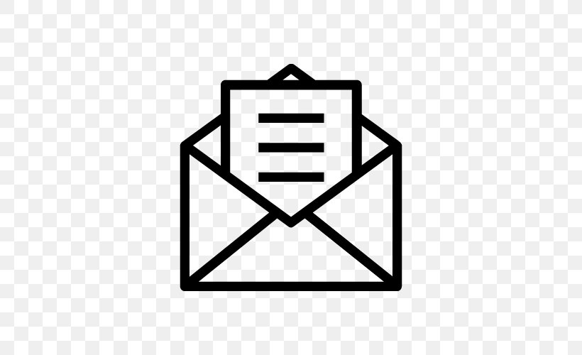 Email Bounce Address Symbol, PNG, 500x500px, Email, Area, Black, Black And White, Bounce Address Download Free