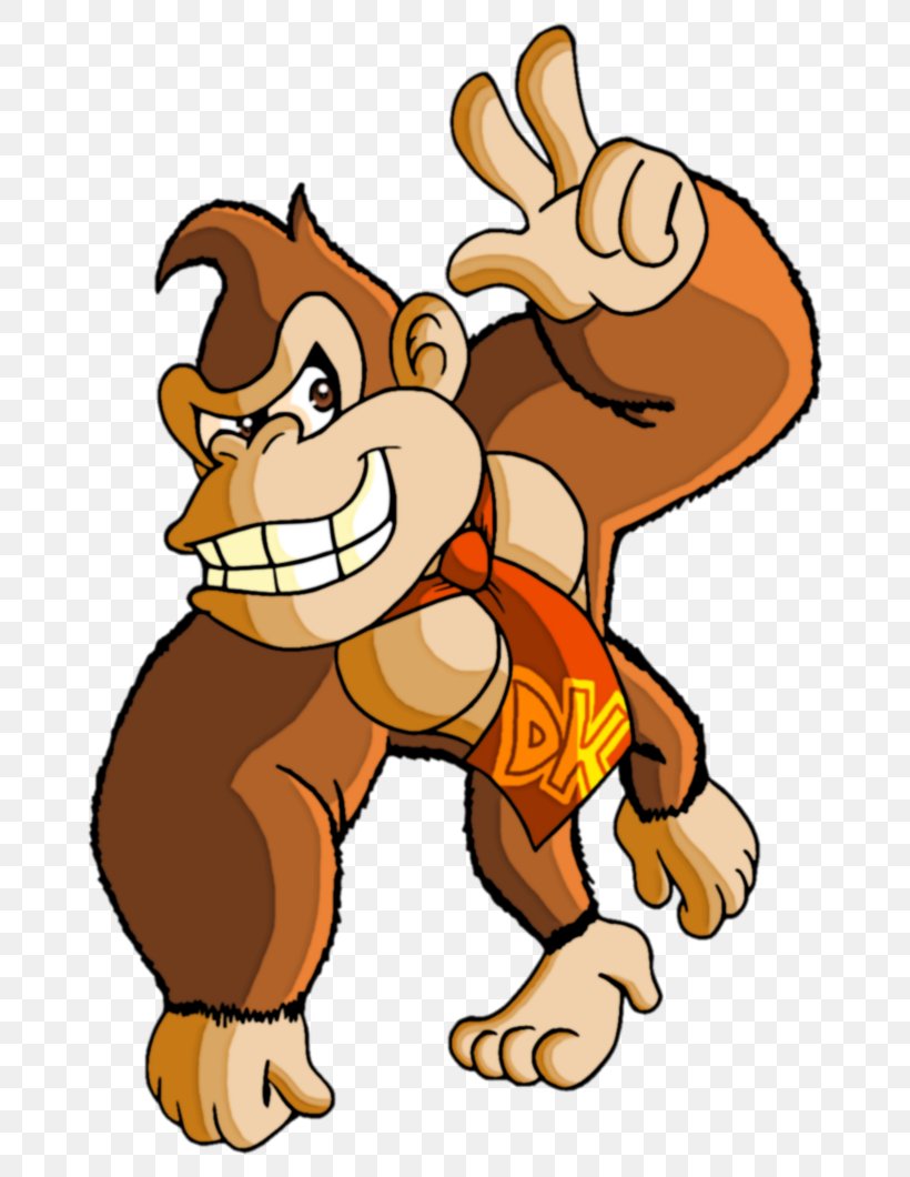 Donkey Kong Country 2: Diddy's Kong Quest Diddy Kong Racing Mario Bros. Donkey Kong: Barrel Blast, PNG, 754x1060px, Donkey Kong, Bear, Big Cats, Carnivoran, Cartoon Download Free