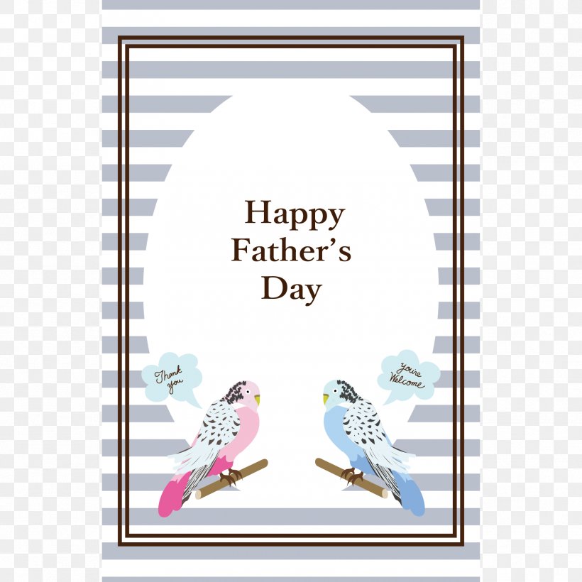 Greeting & Note Cards Father's Day, PNG, 1819x1819px, Greeting Note Cards, Area, Beak, Bird, Father Download Free