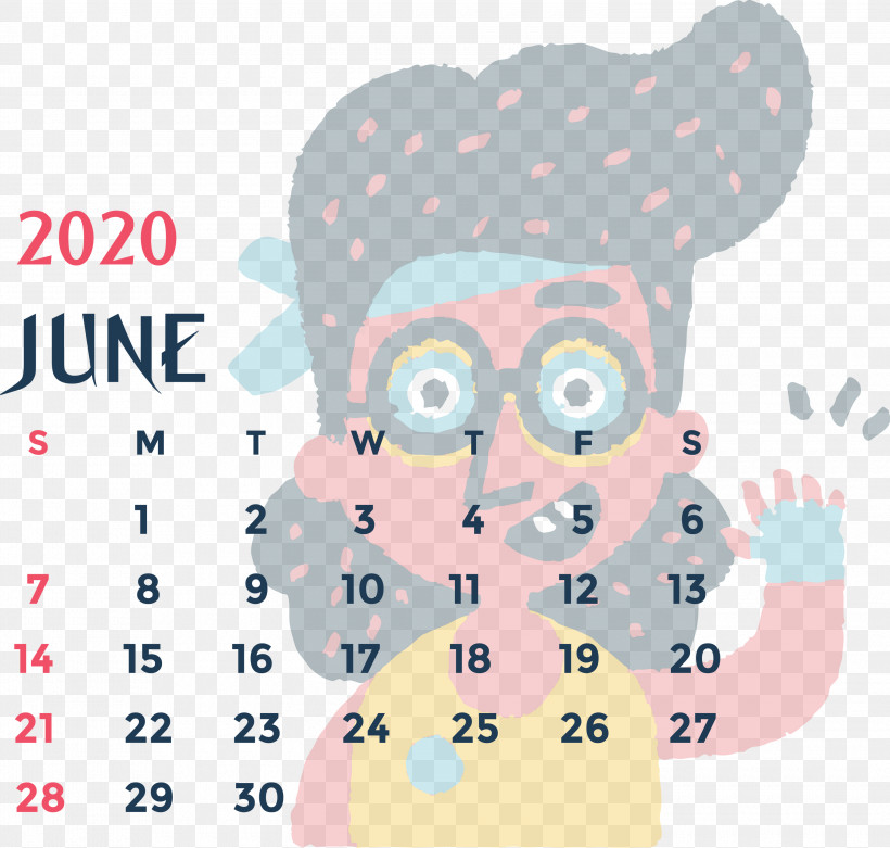 June 2020 Printable Calendar June 2020 Calendar 2020 Calendar, PNG, 3000x2859px, 2020 Calendar, June 2020 Printable Calendar, Area, Behavior, Calendar Download Free