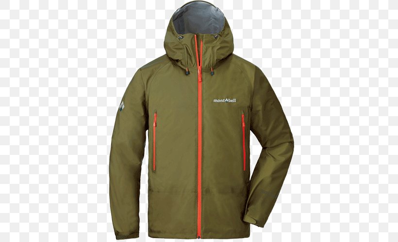 Montbell Gore-Tex レインウェア Jacket Outdoor Recreation, PNG, 500x500px, Montbell, Cruiser, Goretex, Hardshell, Hood Download Free