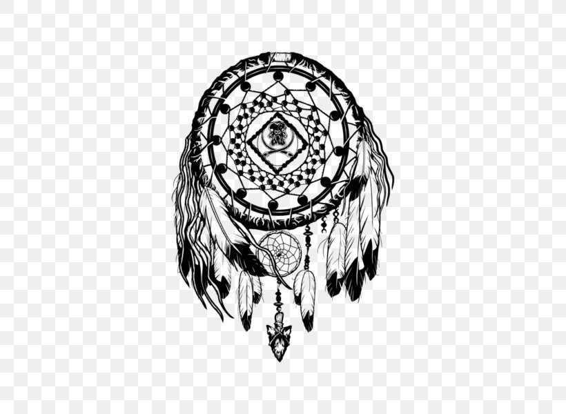 Dreamcatcher Indigenous Peoples Of The Americas Silhouette Drawing Native Americans In The United States, PNG, 600x600px, Dreamcatcher, Art, Black And White, Drawing, Headgear Download Free