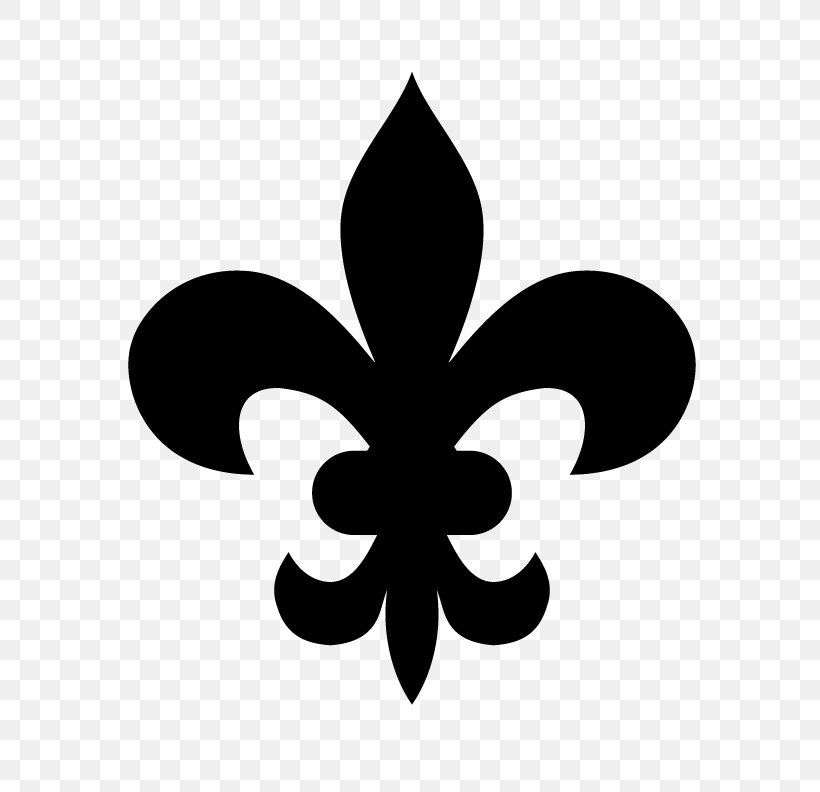 Fleur-de-lis Royalty-free Lilium Clip Art, PNG, 612x792px, Fleurdelis, Black And White, Flag Of Quebec, Flower, Flowering Plant Download Free