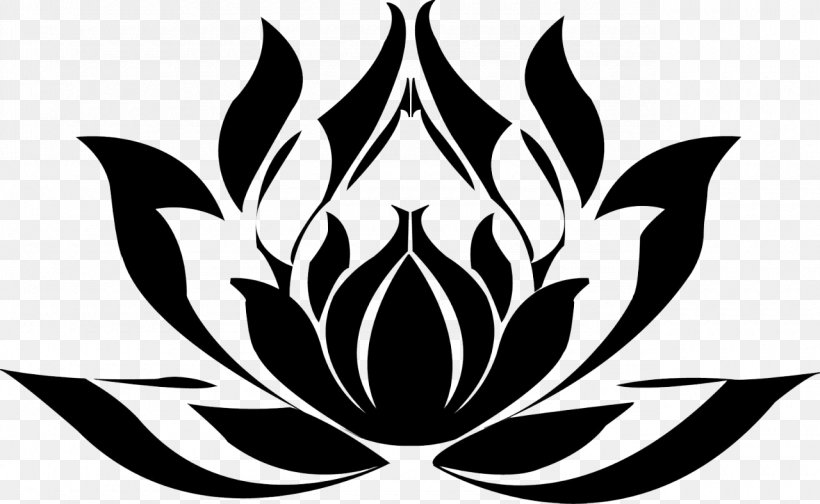 Nelumbo Nucifera Egyptian Lotus Buddhist Symbolism Clip Art, PNG, 1280x788px, Nelumbo Nucifera, Artwork, Black, Black And White, Buddhism Download Free