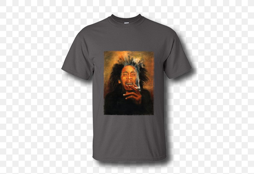 T-shirt Sleeve Clothing Bob Marley, PNG, 450x563px, Watercolor, Cartoon, Flower, Frame, Heart Download Free