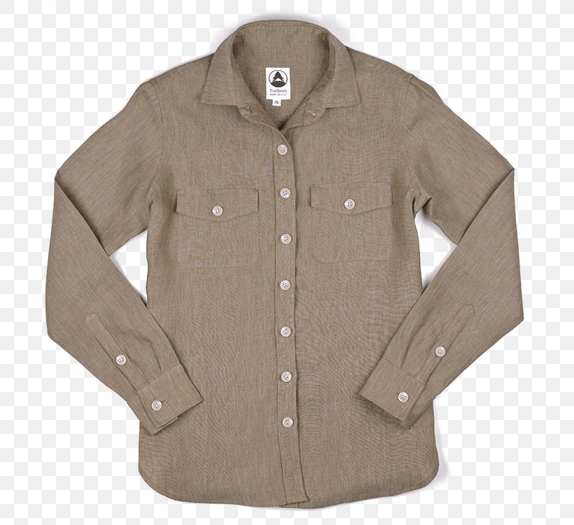 Tomboy Sleeve Shirt Button Jacket, PNG, 750x750px, Tomboy, Beige, Blouse, Button, Dress Download Free