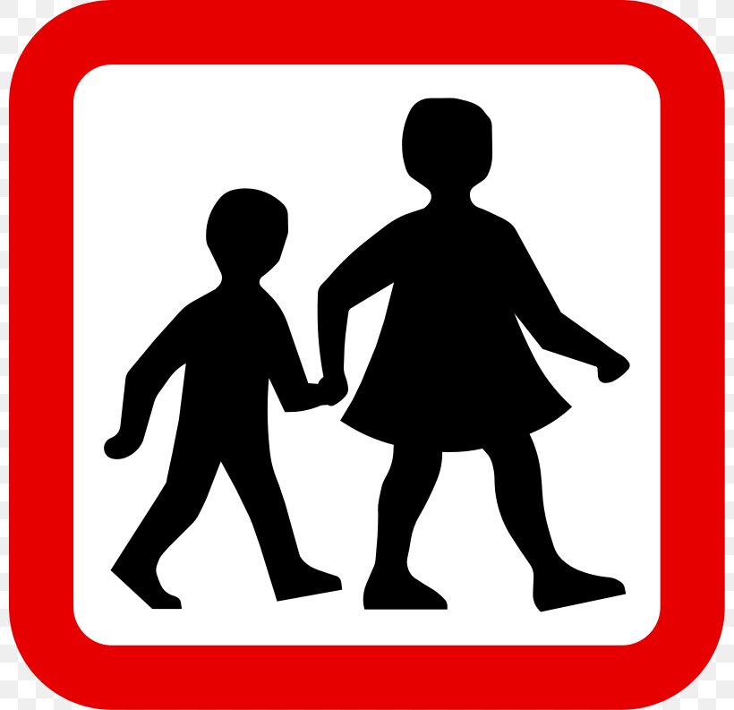 Child Pedestrian Crossing Traffic Sign, PNG, 800x793px, Child, Area, Black And White, Communication, Conversation Download Free