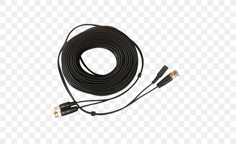 Coaxial Cable BNC Connector Electrical Cable Electrical Connector, PNG, 500x500px, Coaxial Cable, Bnc Connector, Cable, Camera, Closedcircuit Television Download Free