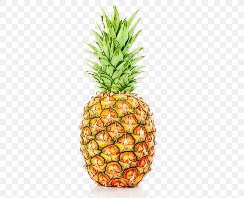 Pineapple, PNG, 1600x1300px, Watercolor, Ananas, Food, Fruit, Natural Foods Download Free