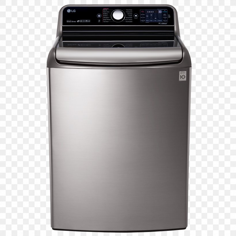 Washing Machines LG WT7700H LG Electronics Laundry Haier HWT10MW1, PNG, 3000x3000px, Washing Machines, Clothes Dryer, Haier Hwt10mw1, Home Appliance, Laundry Download Free