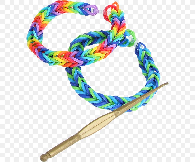 Rainbow Loom Rubber Bands Bracelet Plastic, PNG, 600x679px, Rainbow Loom, Bracelet, Gel Bracelet, Invention, Leather Download Free