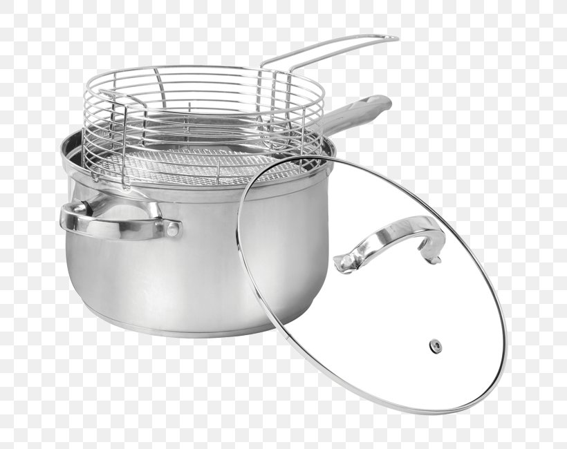 Deep Fryers Stock Pots Stainless Steel Cookware, PNG, 650x650px, Deep Fryers, Cookware, Cookware Accessory, Cookware And Bakeware, Frying Download Free