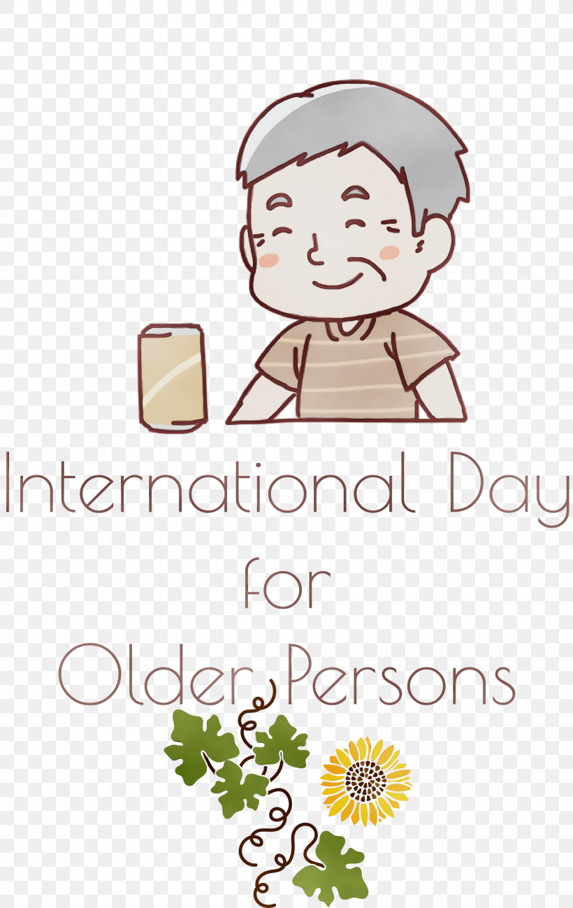 Logo Cartoon Line Meter Happiness, PNG, 1892x2999px, International Day For Older Persons, Behavior, Cartoon, Geometry, Happiness Download Free