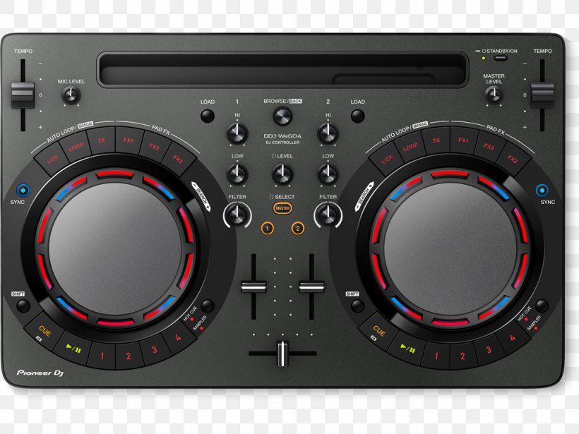 Pioneer Ddjwego4 Controller For Ipad / Pc Or Mac DDJWEGO4K DJ Controller Pioneer DDJ-WeGO4 Pioneer DJ Disc Jockey, PNG, 1024x768px, Watercolor, Cartoon, Flower, Frame, Heart Download Free