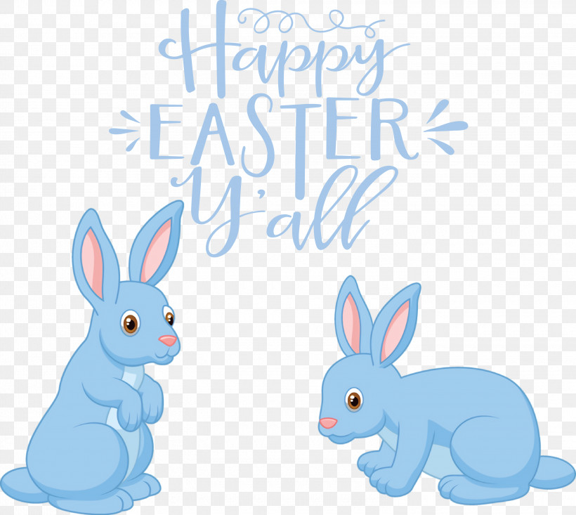 Happy Easter Easter Sunday Easter, PNG, 3000x2685px, Happy Easter, Biology, Cartoon, Easter, Easter Bunny Download Free