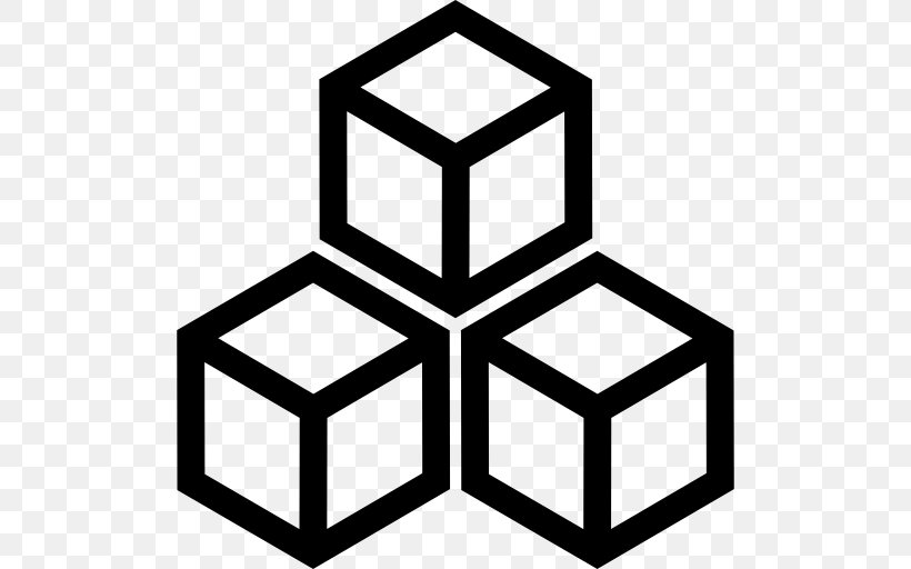 Cube Geometric Shape Geometry, PNG, 512x512px, Cube, Artwork, Black And White, Flat Design, Geometric Shape Download Free