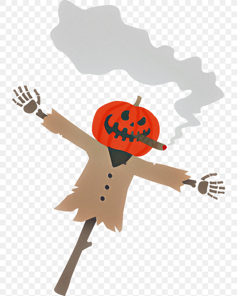 Scarecrow Jack-o-Lantern Halloween, PNG, 740x1024px, Scarecrow, Cartoon, Halloween, Jack O Lantern Download Free
