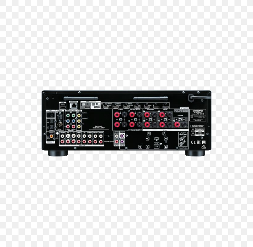 AV Receiver Onkyo TX-NR646 Onkyo TX-NR545 Home Theater Systems, PNG, 800x800px, 71 Surround Sound, Av Receiver, Audio Equipment, Audio Receiver, Denon Download Free