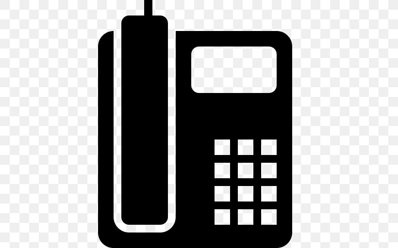 Mobile Phones Telephone Home & Business Phones, PNG, 512x512px, Mobile Phones, Black, Black And White, Brand, Business Download Free