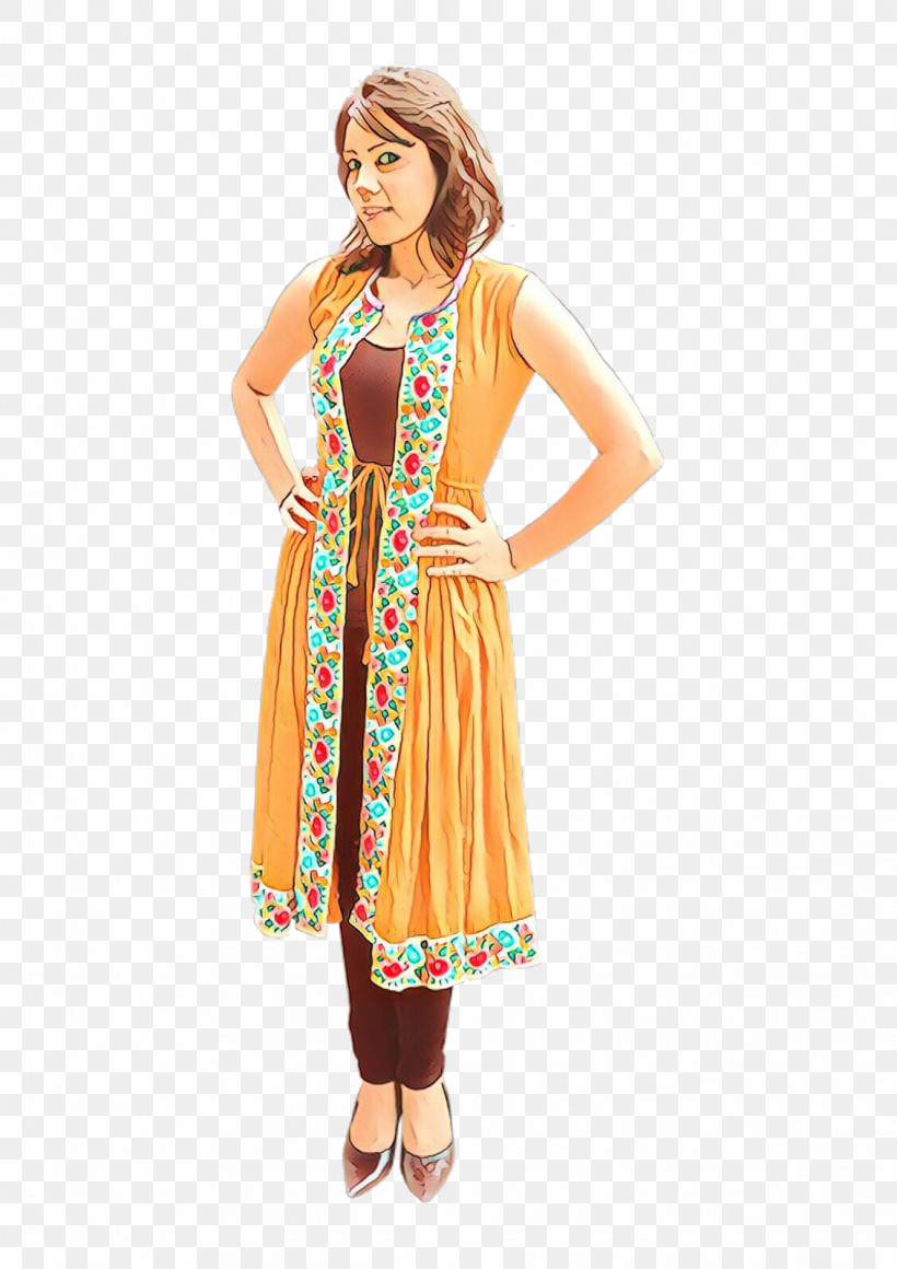 Fashion Model Costume Dress, PNG, 1131x1600px, Cartoon, Aqua, Beige, Clothing, Costume Download Free