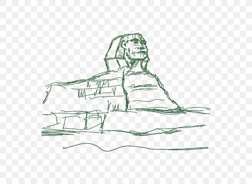 Great Sphinx Of Giza Great Pyramid Of Giza Egyptian Pyramids Ancient Egypt, PNG, 600x600px, Great Sphinx Of Giza, Ancient Egypt, Arm, Artwork, Black And White Download Free