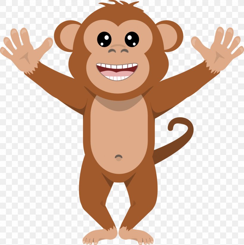 Monkey Clip Art, PNG, 1619x1623px, Monkey, Animation, Carnivoran, Cartoon, Cat Like Mammal Download Free