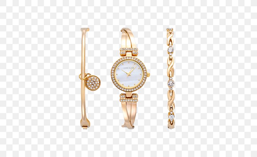 Watch Clock Anne Klein Bracelet Fashion, PNG, 500x500px, Watch, Anne Klein, Bangle, Bracelet, Clock Download Free