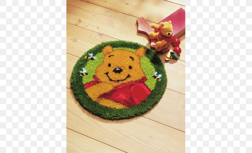 Winnie-the-Pooh Rug Hooking Carpet Crochet Stitch, PNG, 500x500px, Winniethepooh, Carpet, Craft, Crochet, Crossstitch Download Free
