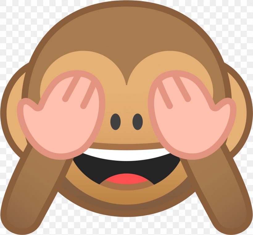 Monkey Emoji, PNG, 1877x1745px, Evil Monkey, Apple Color Emoji, Cartoon, Cheek, Drawing Download Free