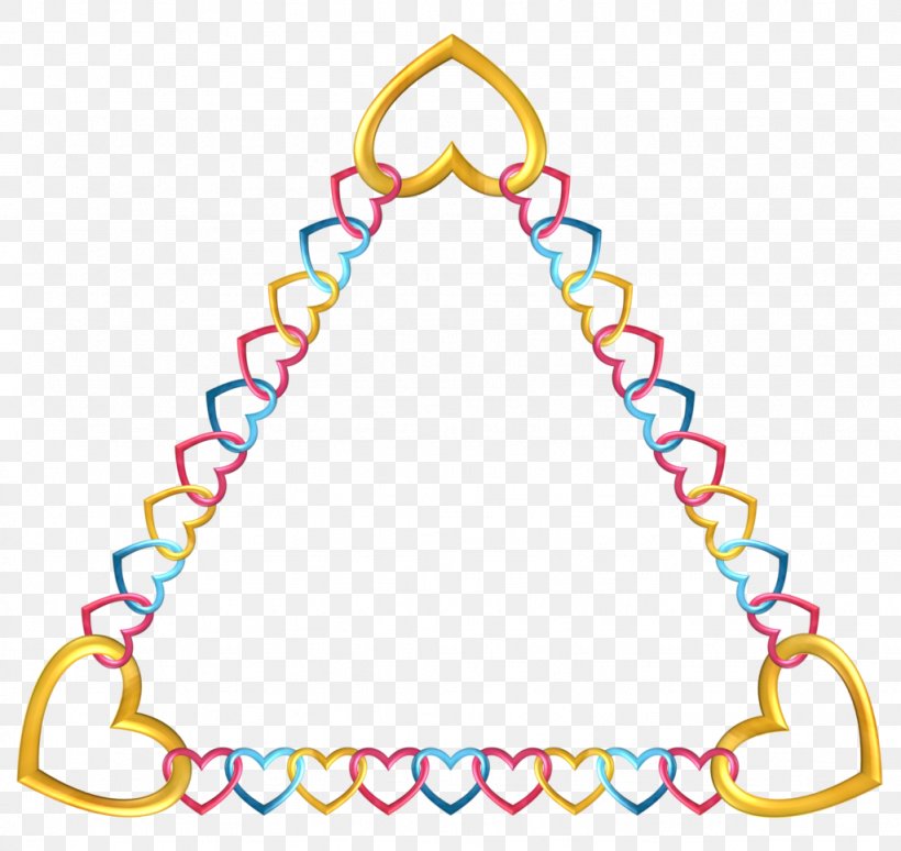 Picture Frames Triangle Clip Art, PNG, 1024x967px, Picture Frames, Area, Body Jewelry, Cartoon, Chain Download Free