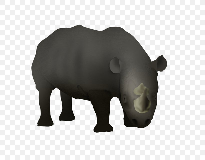 Rhinoceros Hippopotamus Bear, PNG, 640x640px, Rhinoceros, Animal, Animal Figure, Bear, Cattle Download Free