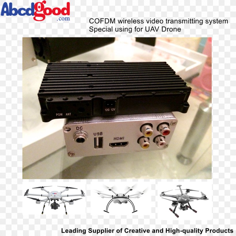 Transmitter Electronics Wireless Wi-Fi Video Sender, PNG, 1000x1000px, Transmitter, Aerials, Digital Television, Electronic Component, Electronics Download Free