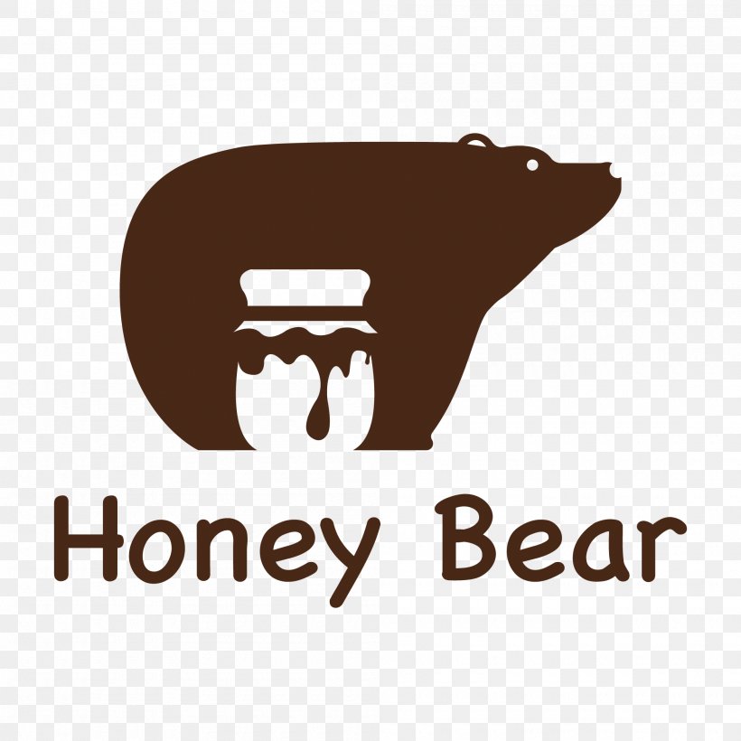 Bear Logo Vector Graphics Honey Font, PNG, 2000x2000px, Bear, Brand, Brown Bear, Cooking, Gourmet Download Free