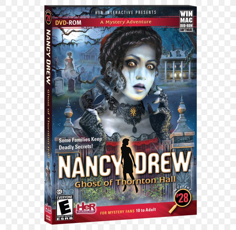 Nancy Drew: Ghost Of Thornton Hall Her Interactive Video Game Adventure Game, PNG, 618x800px, Nancy Drew Ghost Of Thornton Hall, Adventure Game, Android, Computer, Computer Software Download Free
