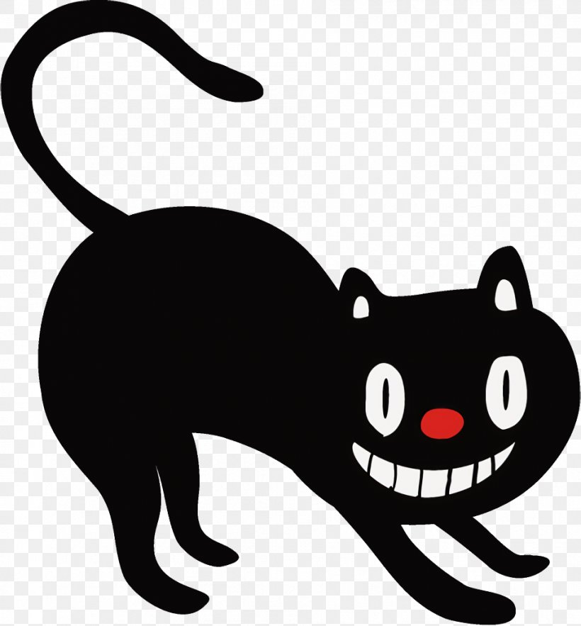 Black Cat Halloween Cat, PNG, 952x1026px, Black Cat, Cartoon, Cat, Halloween, Nose Download Free