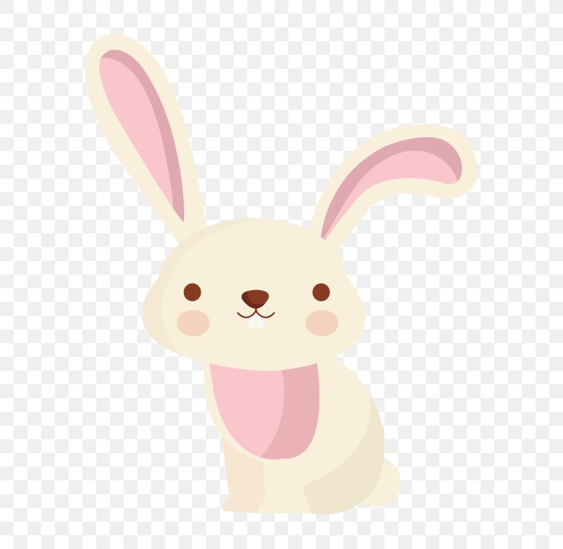 Easter Bunny Rabbit Cartoon Illustration, PNG, 800x800px, Easter Bunny,  Cartoon, Easter, Mammal, Pink Download Free