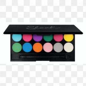 Sleek - Eye Shadow Cosmetics Color Pigment Palette PNG