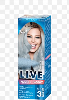 Hair - Hair Coloring Blue Hair Pastel PNG