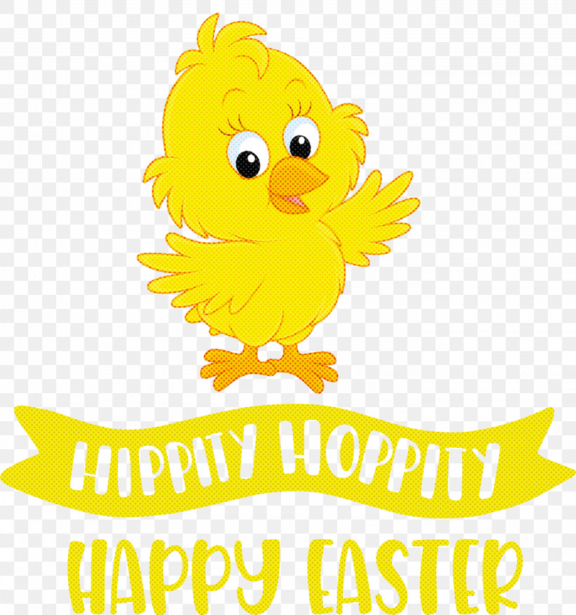 Happy Easter Day, PNG, 2808x3000px, Happy Easter Day, Beak, Birds, Cartoon, Flower Download Free